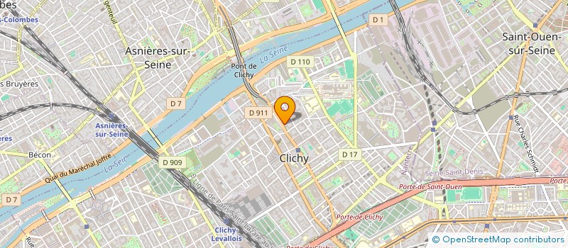 localisation de l'entreprise ALLEGORIE à CLICHY