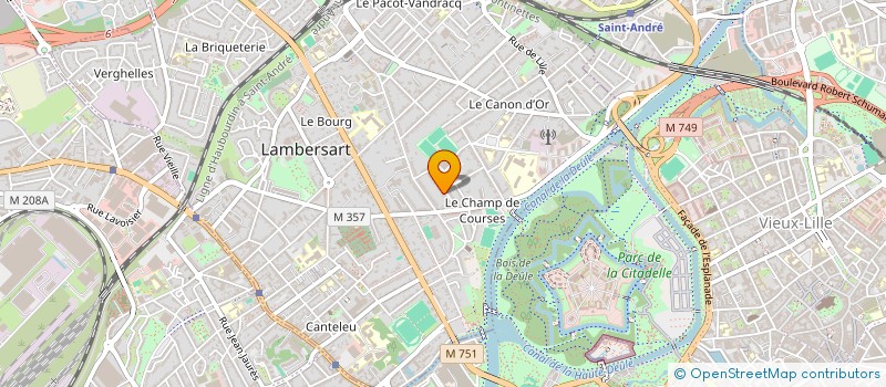 localisation de l'entreprise ALLEGORIE à LAMBERSART