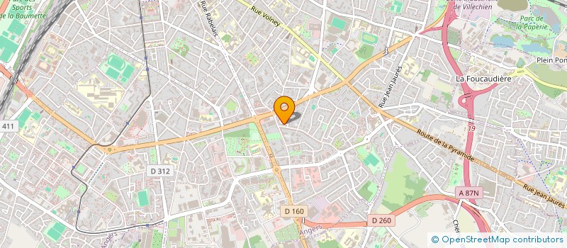 localisation de l'entreprise ALLEGORIE DANSE à ANGERS