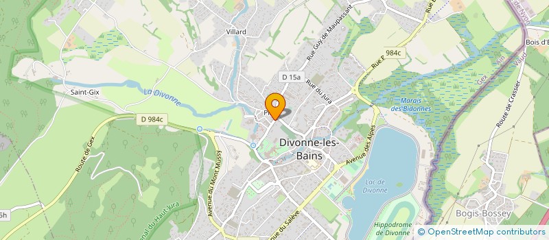 localisation de l'entreprise ALLEGORY HOUSE  DIVONNE-LES-BAINS