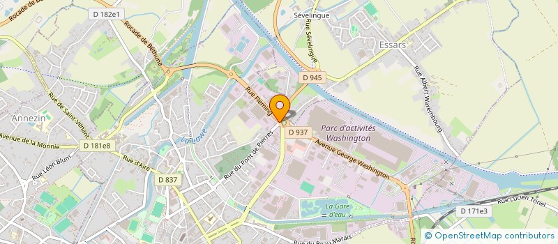 localisation de l'entreprise ALLEGRA à ANNEZIN