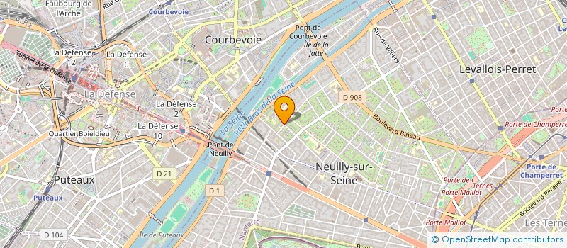 localisation de l'entreprise ALLEGRA CONSULTING à NEUILLY-SUR-SEINE
