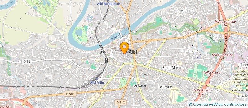 localisation de l'entreprise ALLEGRA EPICERIE à ALBI