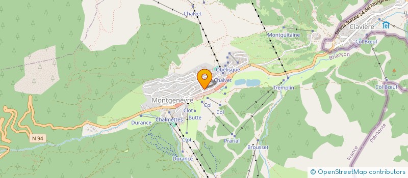 localisation de l'entreprise ALLEGRA FOOD & EVENTS à MONTGENEVRE