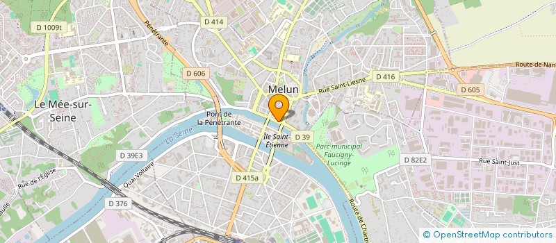 localisation de l'entreprise ALLEGRE CHARVERON ET ASSOCIES  MELUN