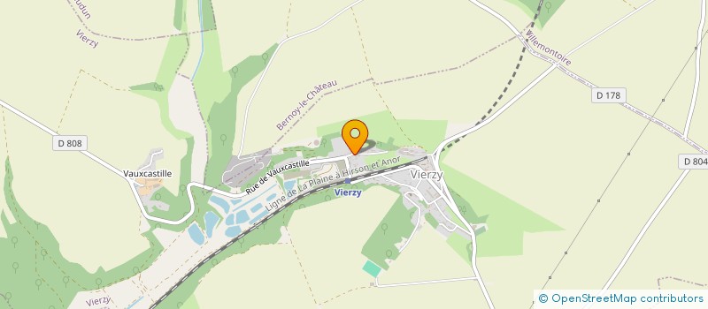 localisation de l'entreprise ALLEGRE SA PATRIMOINE  VIERZY