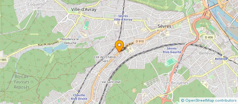 localisation de l'entreprise ALLEGRESSE à SEVRES