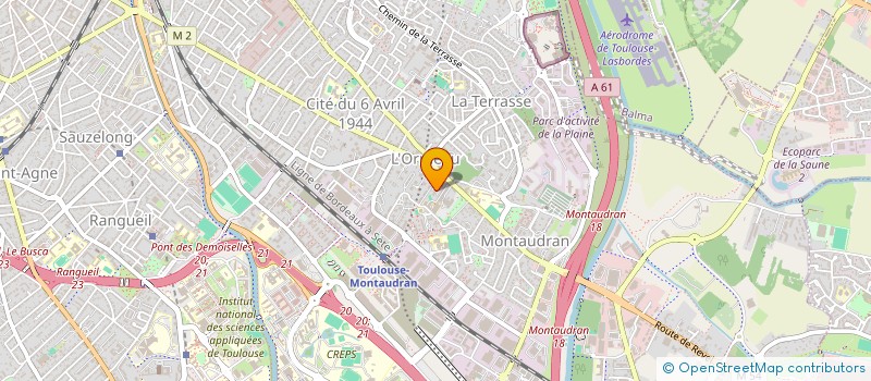 localisation de l'entreprise ALLEGRETTO à TOULOUSE