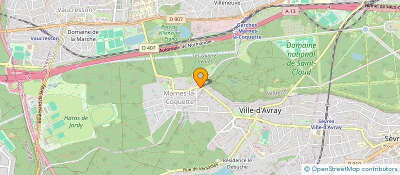 localisation de l'entreprise ALLEGRETTO ASSET MANAGEMENT  MARNES LA COQUETTE