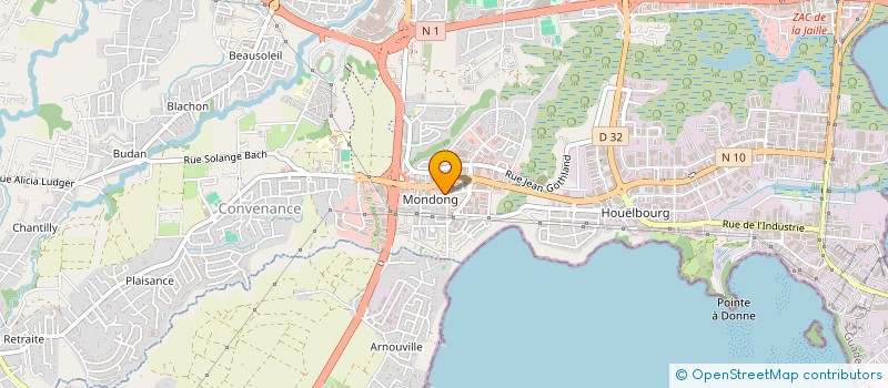 localisation de l'entreprise ALLEGRI-PMC à BAIE-MAHAULT