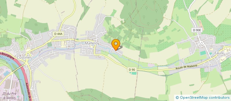 localisation de l'entreprise ALLEGRIA  NANCY