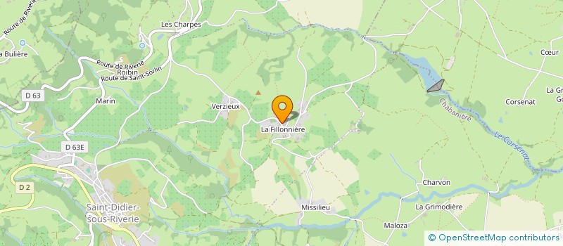 localisation de l'entreprise ALLEGRIA  CHABANIERE