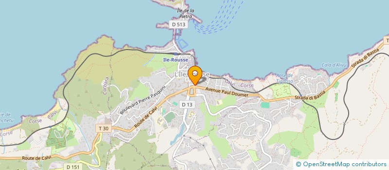 localisation de l'entreprise ALLEGRINI & DOLESI  L'ILE-ROUSSE