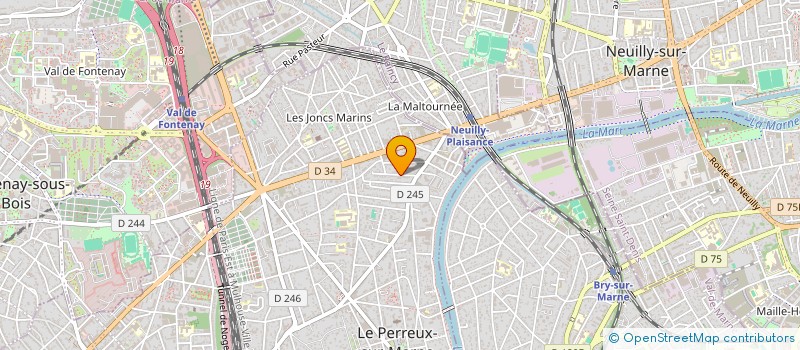 localisation de l'entreprise ALLEGRO à LE PERREUX-SUR-MARNE
