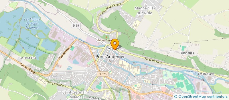 localisation de l'entreprise ALLEGRO à PONT-AUDEMER