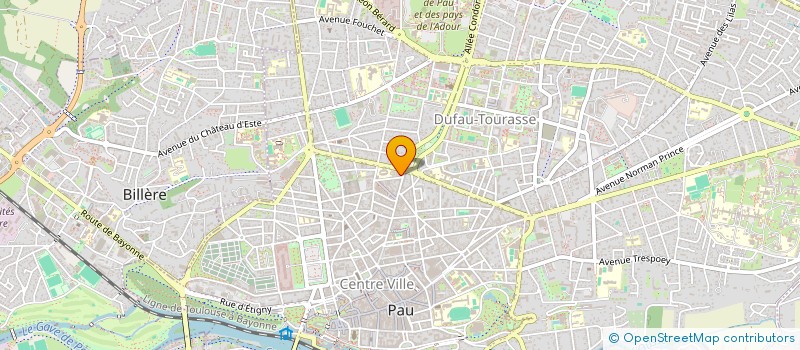 localisation de l'entreprise ALLEGRO COMMUNICATION à PAU