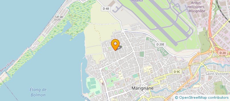 localisation de l'entreprise ALLEGRO DANSE MUSIQUE ET ARATS PLASTIQUES à MARIGNANE