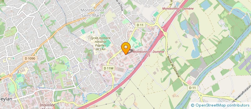 localisation de l'entreprise ALLEGRO DVT à MONTBONNOT-SAINT-MARTIN