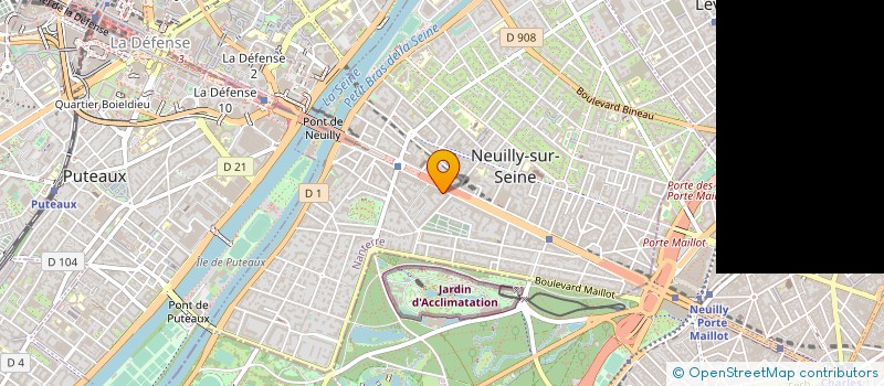 localisation de l'entreprise ALLEGRO R.H  NEUILLY-SUR-SEINE