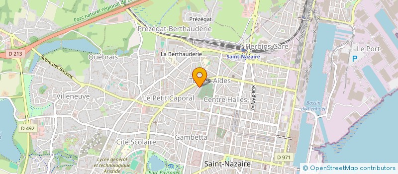 localisation de l'entreprise ALLEGRO SERVICES PLUS CONCIERGERIE  SAINT-NAZAIRE