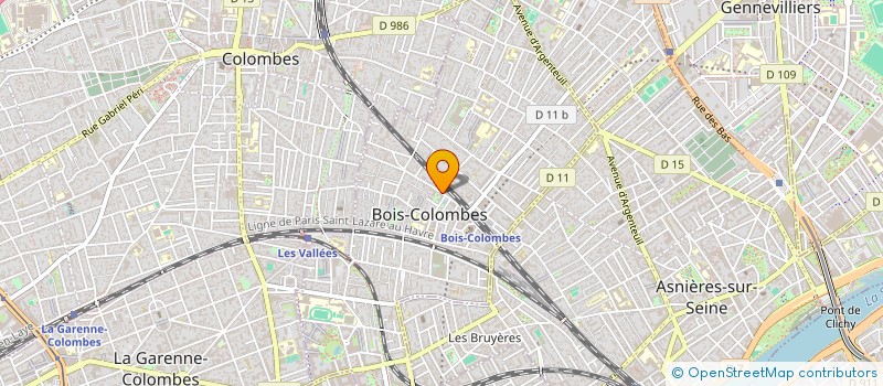 localisation de l'entreprise ALLEGRYS COM&SERVICE à BOIS-COLOMBES