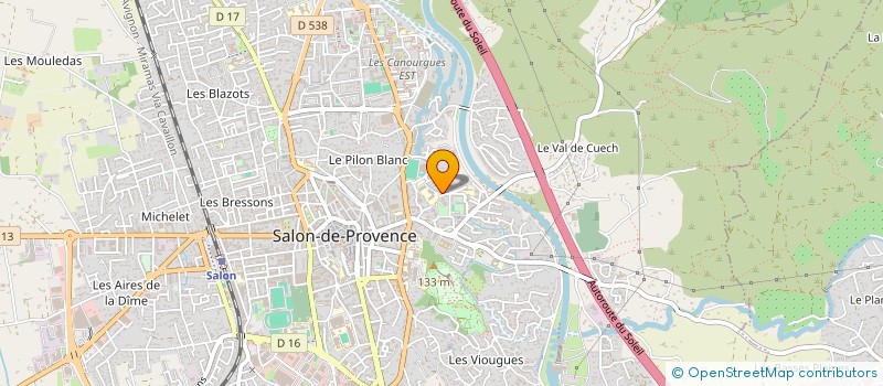 localisation de l'entreprise ALLEINS SPIRULINE PROVENCE à SALON-DE-PROVENCE