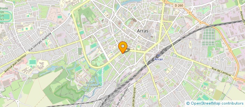 localisation de l'entreprise ALLEJE PATRIMOINE à ARRAS