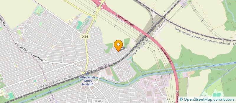 localisation de l'entreprise ALLELOUYA  MITRY-MORY