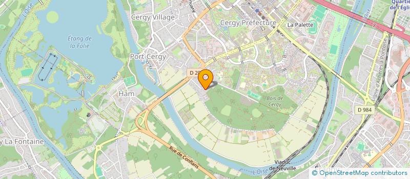 localisation de l'entreprise ALLELUYA.3  CERGY