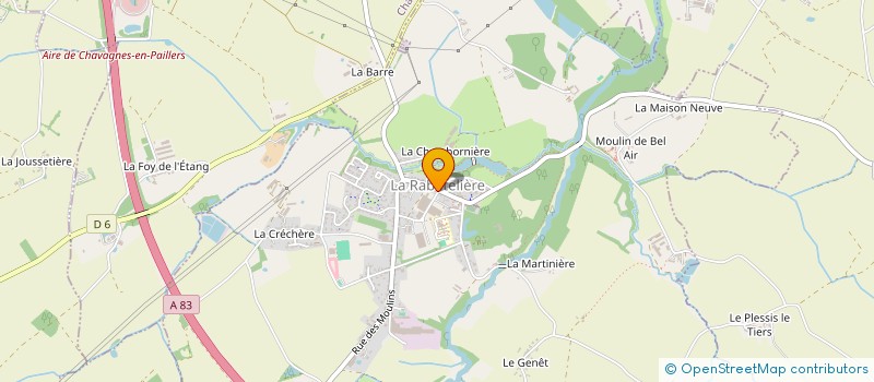localisation de l'entreprise ALLEMAND INDUSTRIES à LA RABATELIERE