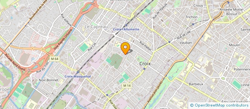 localisation de l'entreprise ALLEN à CROIX