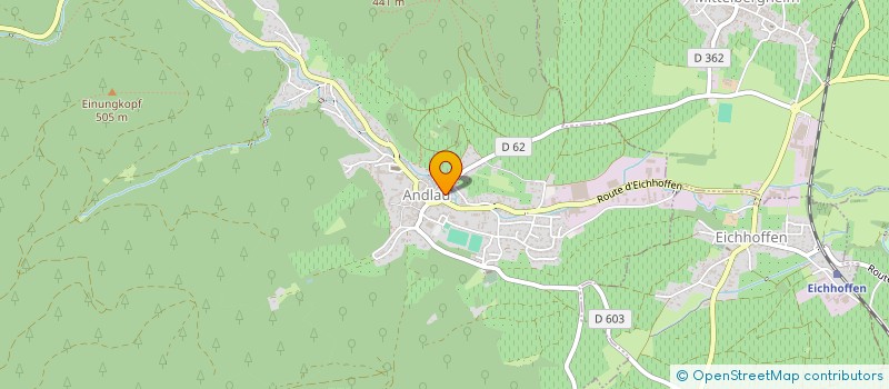 localisation de l'entreprise ALLENBACH S A à ANDLAU