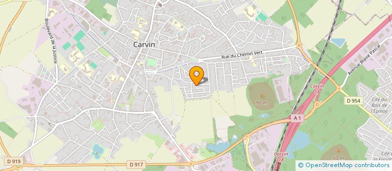 localisation de l'entreprise ALLENDE  CARVIN