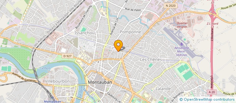 localisation de l'entreprise ALLENDE  MONTAUBAN