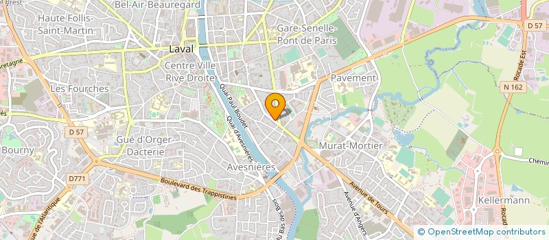 localisation de l'entreprise ALLENRO à LAVAL