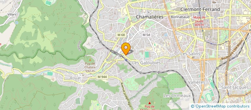 localisation de l'entreprise ALLEO  CHAMALIERES