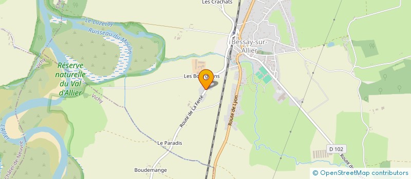 localisation de l'entreprise ALLEO à BESSAY SUR ALLIER