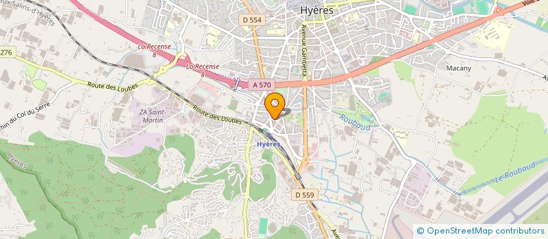 localisation de l'entreprise ALLEON à HYERES