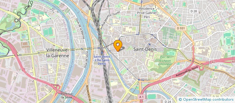 localisation de l'entreprise ALLER RETOUR à SAINT-DENIS