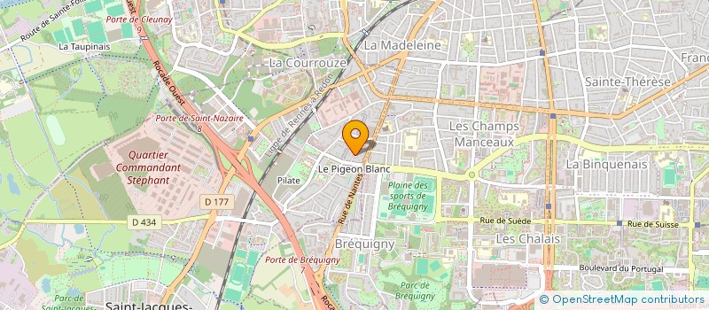 localisation de l'entreprise ALLER RETOUR COMPAGNIE  SAINT-JACQUES-DE-LA-LANDE