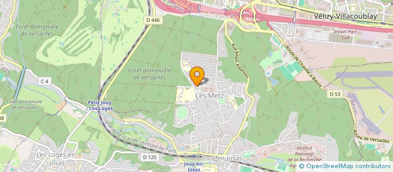 localisation de l'entreprise ALLER & RETOURS TRANSPORTS  JOUY-EN-JOSAS