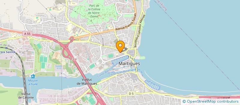 localisation de l'entreprise ALLERGIC'SHOP à MARTIGUES