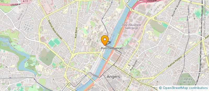localisation de l'entreprise ALLERGOBIONET à ANGERS