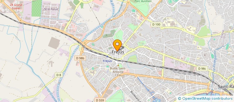 localisation de l'entreprise ALLERGOZYME ASSOCIATION à FREJUS