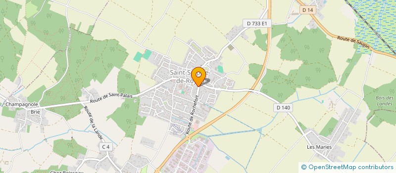 localisation de l'entreprise ALLERON CLAUDE ET PHILIPPE à SAINT-SULPICE-DE-ROYAN
