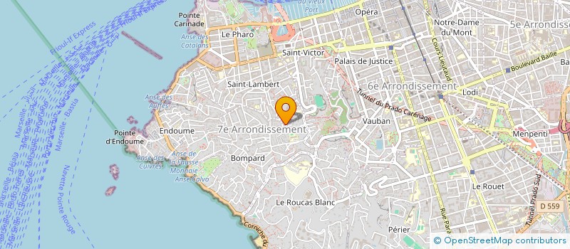 localisation de l'entreprise ALLERPNEUMASSILIA à MARSEILLE