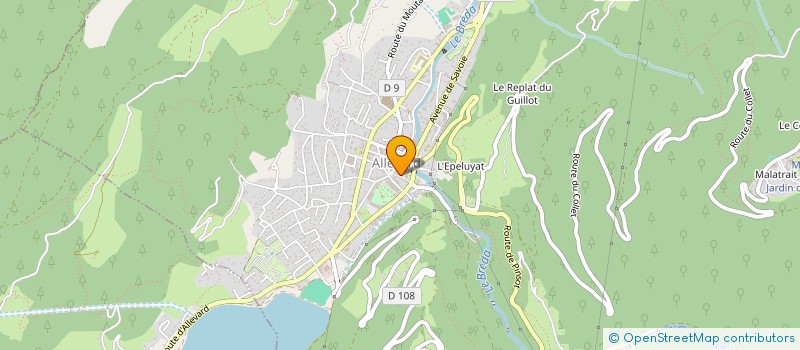 localisation de l'entreprise ALLEVARD PRIMEUR  ALLEVARD