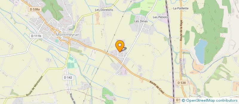 localisation de l'entreprise ALLEX BATIMENT  MONTMEYRAN