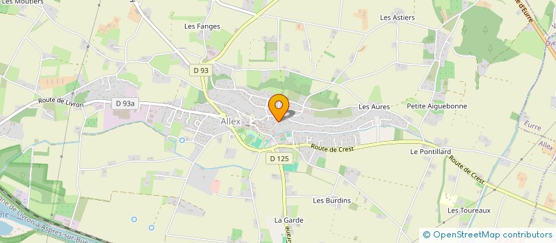 localisation de l'entreprise ALLEX LOCATION JP ET ST  ALLEX