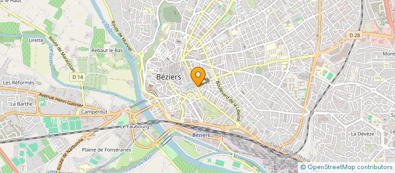 localisation de l'entreprise ALLEZ BEZIERS,LA PASSION D UN PEUPLE à BEZIERS